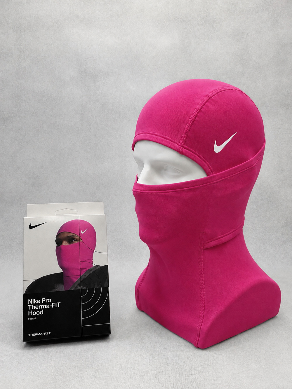 Nike Pro Therma-FIT Hyperwarm Hood Pink Football Balaclava Ski Mask NIB